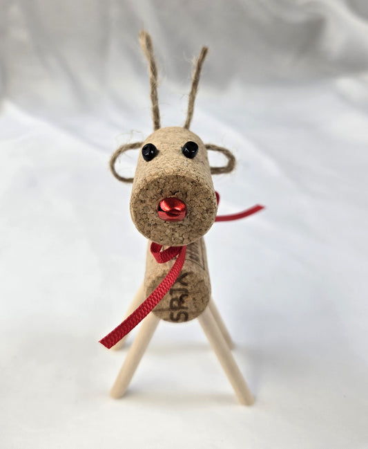 Charming Cork Reindeer - Christmas Decor - JAW2