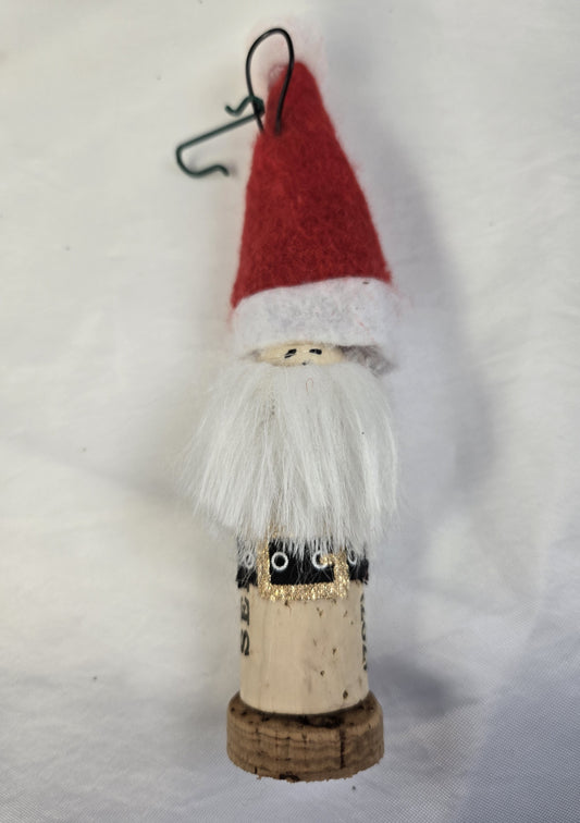 Cork Ornament - Santa - JAW5