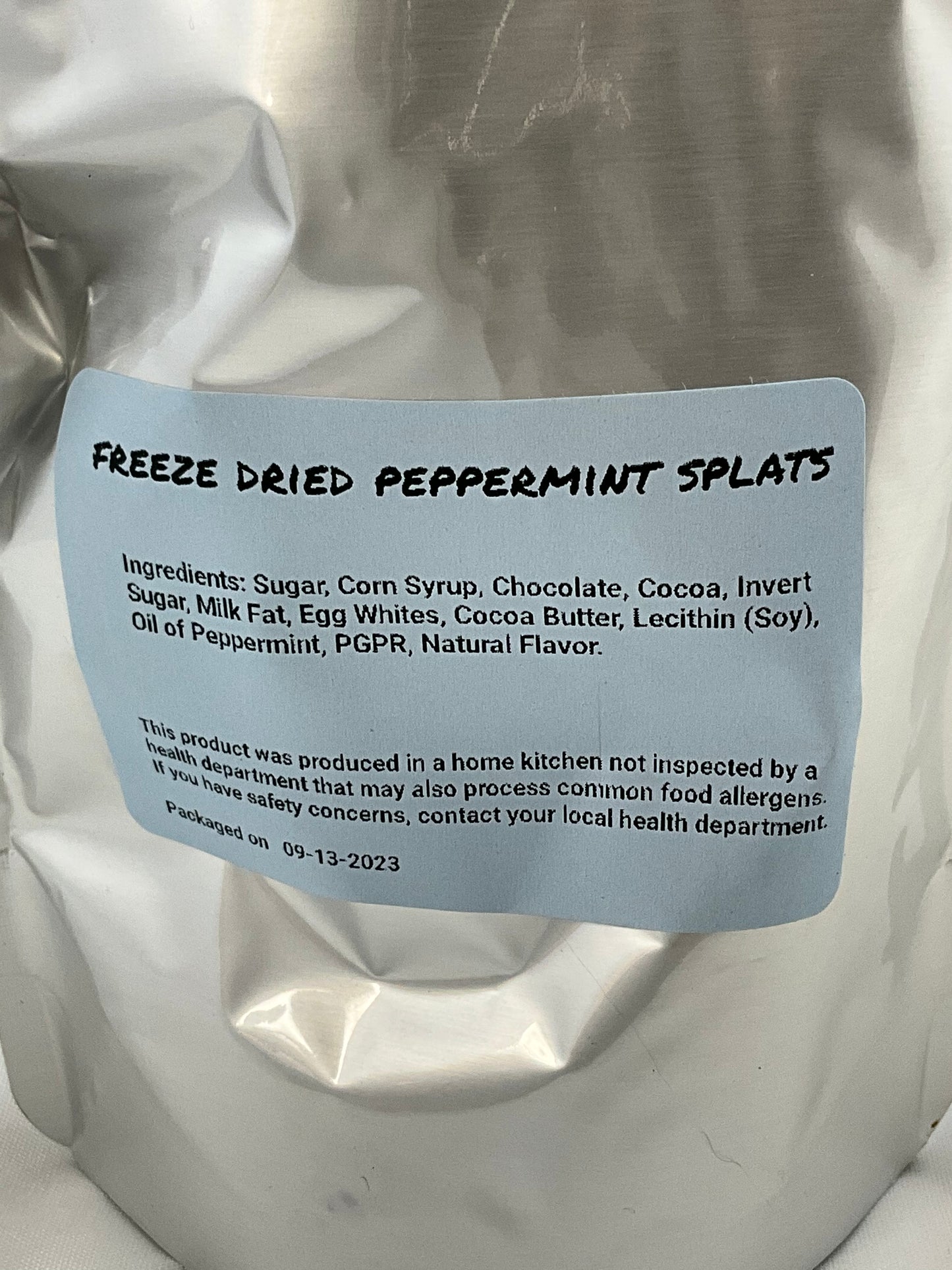 Freeze Dried Peppermint Splats