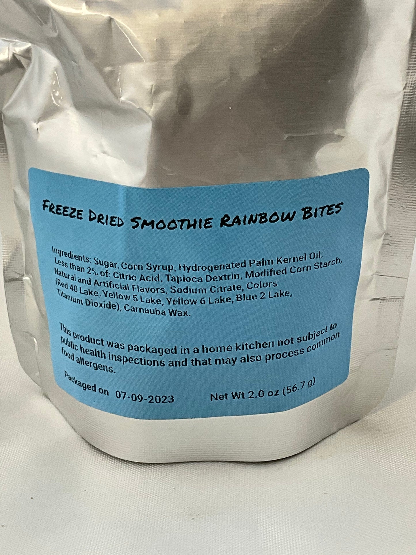 Freeze Dried Smoothie Rainbow Bites