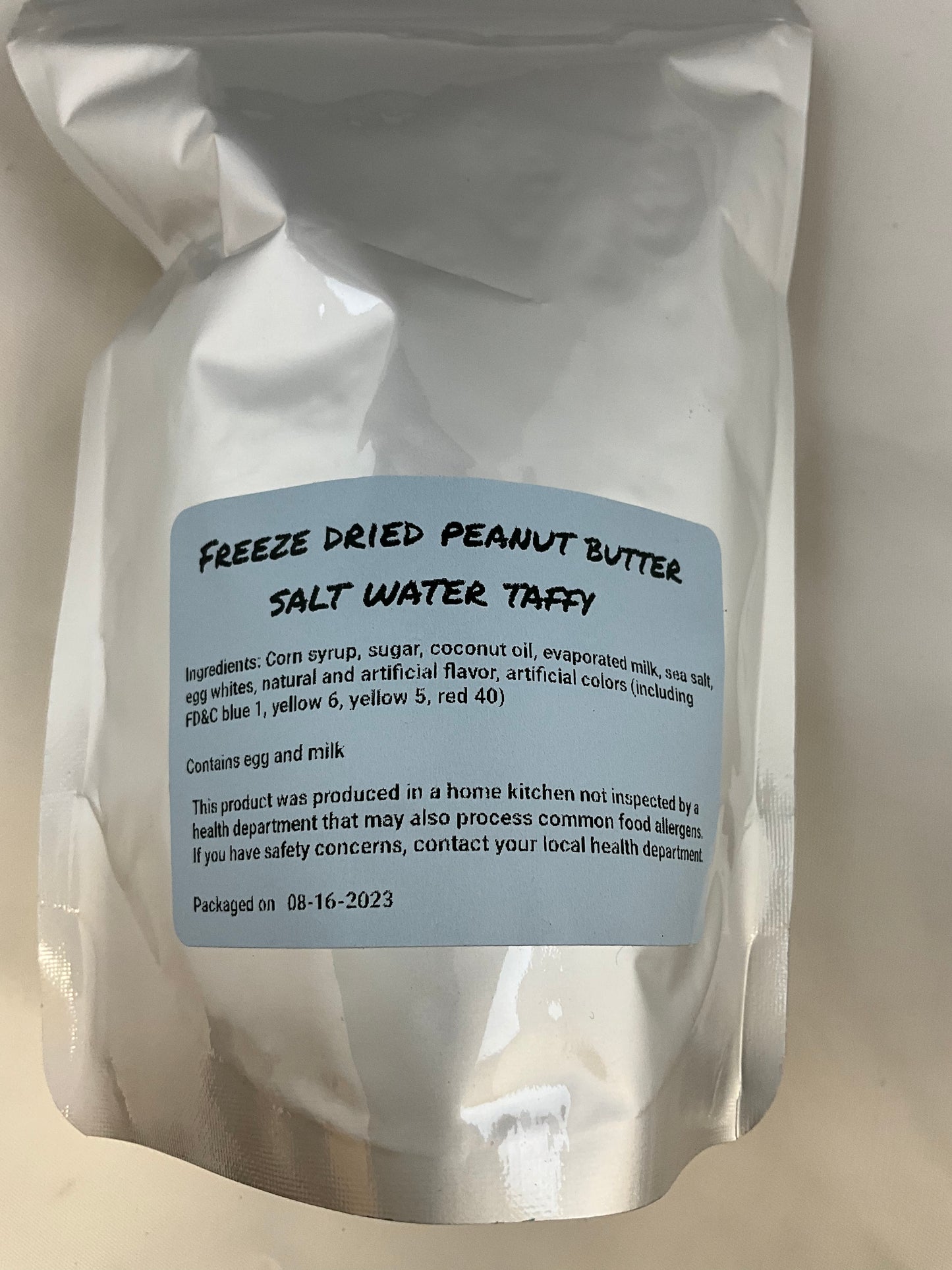 Freeze Dried Peanut Butter Salt Water Taffy