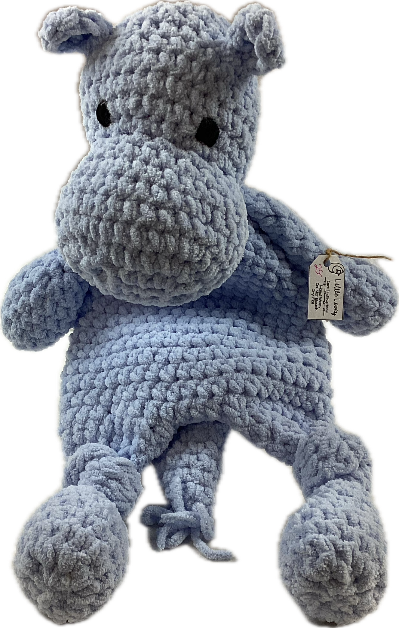 Little Blue Hippo Lovey