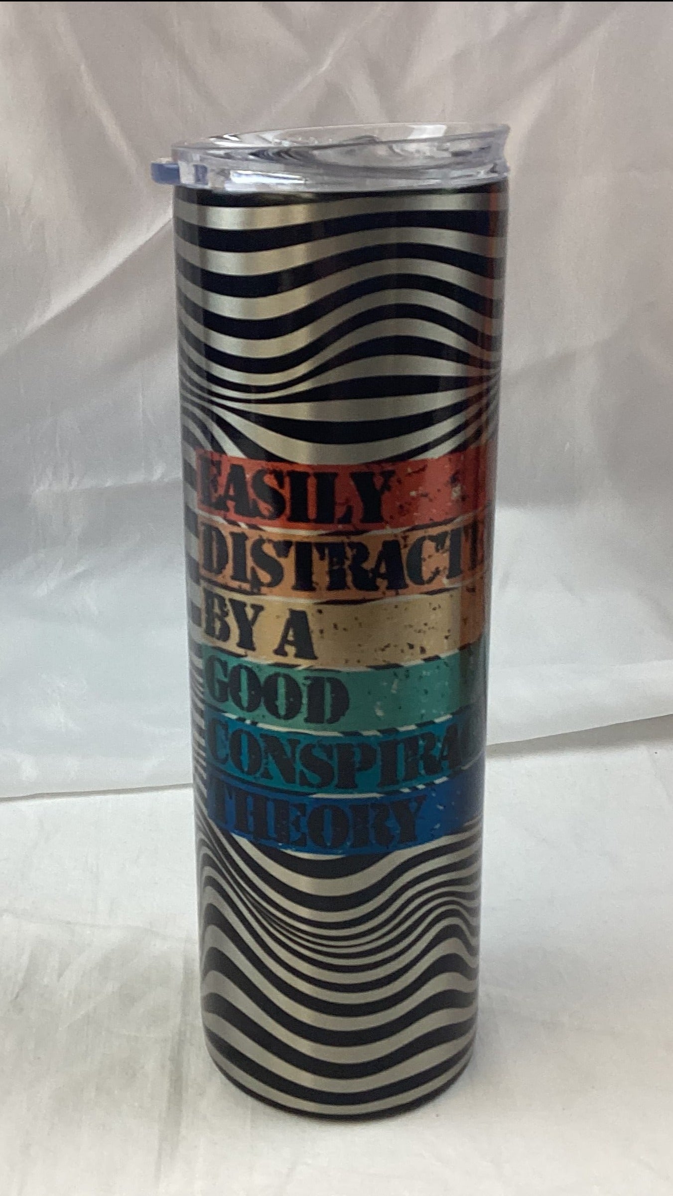 Easily Distracted By Conspiracy Theory - 30 oz. Stainless Tumbler